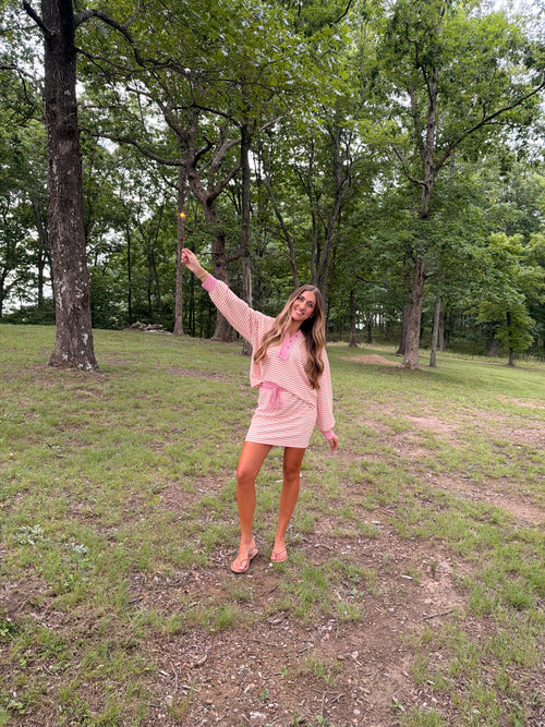 Pretty in Pink Skirt Set