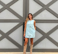 Sleeveless Denim Mini Dress